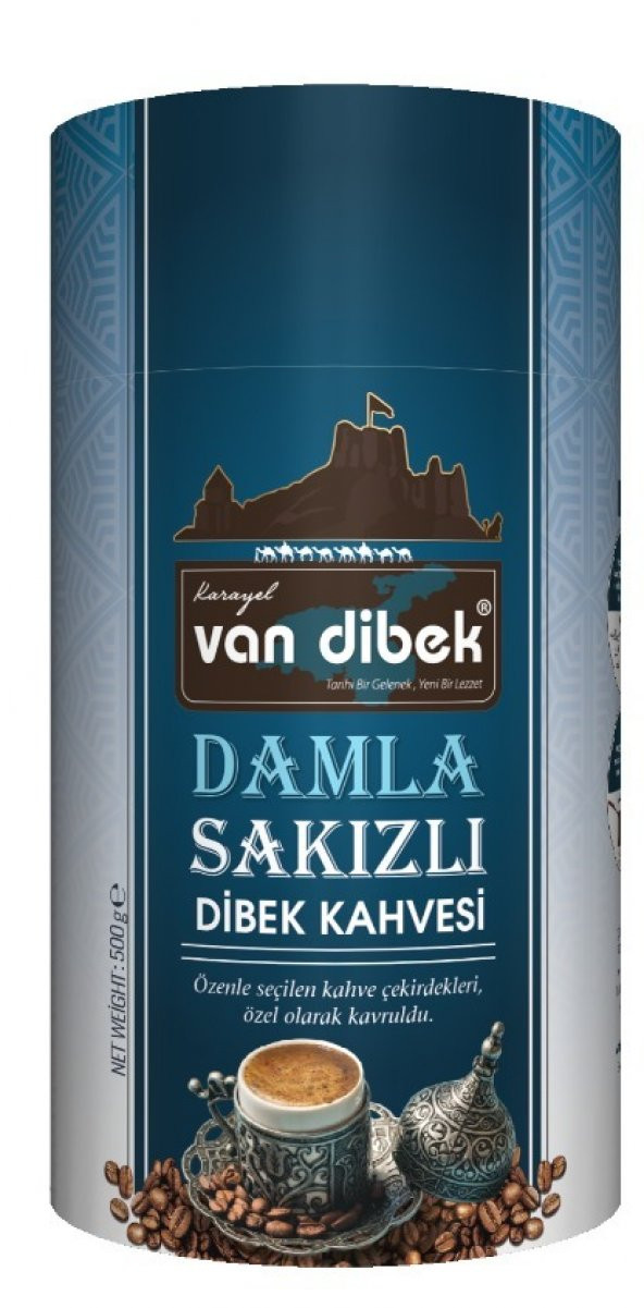 VAN DİBEK 250 GR DAMLA SAKIZLI DİBEK KAHVESİ