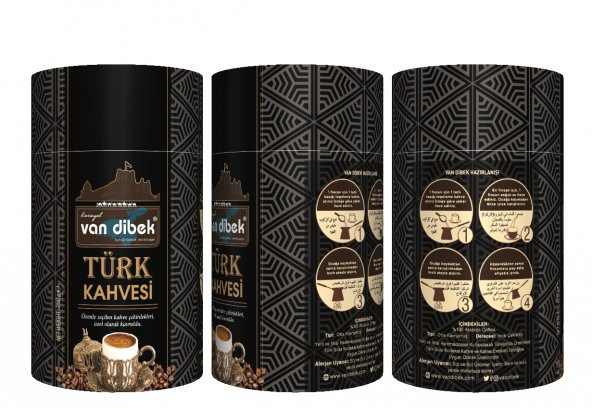 VAN DİBEK TÜRK KAHVESİ 250 GR SİLİNDİR KUTU