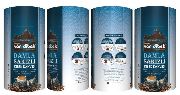 VAN DİBEK  DAMLA SAKIZLI KAHVESİ 500 GR - 2