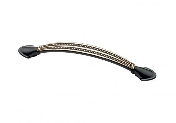İnci Mobilya Dolap Çekmece Kulp 128 mm Siyah Altın