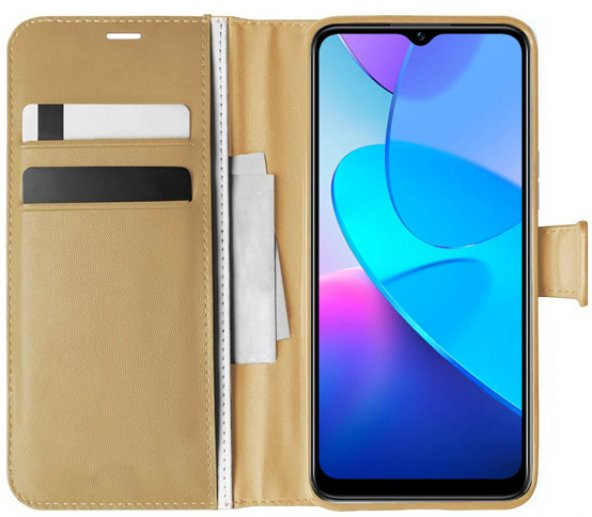 Vivo Y16 Kılıf Kar Deluxe Kapaklı Standlı Kartlıklı Korumalı - 3