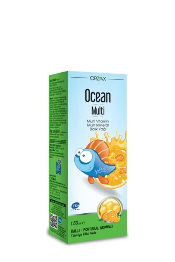 Ocean Multi Ballı Portakal Konsantreli Şurup 150 ml - Eski Ambalaj