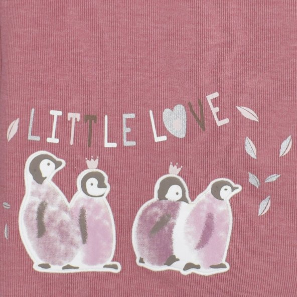 Biorganic Little Love Elyaflı Bebek Battaniyesi 85x90 Cm Gül Kurusu - 2