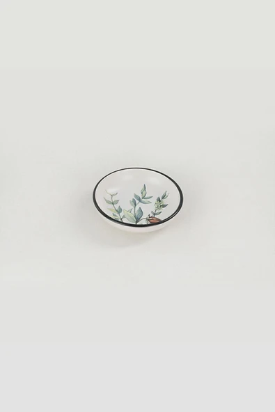 Keramika Keraart Çiçek Bahçesi Halka Çerezlik/Sosluk 13 Cm 6 Adet - 18938/43 - 4