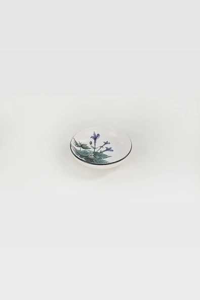 Keramika Keraart Çiçek Bahçesi Halka Çerezlik/Sosluk 13 Cm 6 Adet - 18938/43 - 6