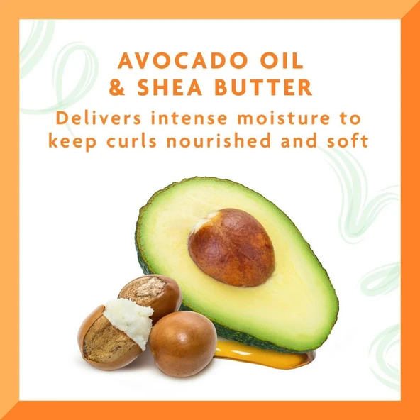 Cantu Avokado Kıvırcık ve Dalgalı Saçlar İçin Nemlendirici Saç Kremi 400 mL - 5