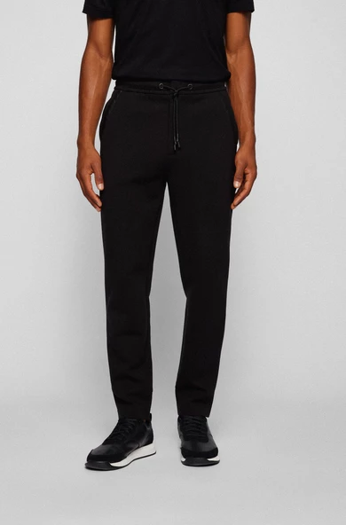 HUGO BOSS JERSEY TROUSERS PAMUK KARIŞIMLI, KAVİSLİ LOGOLU EŞOFMAN ALTI 50456414