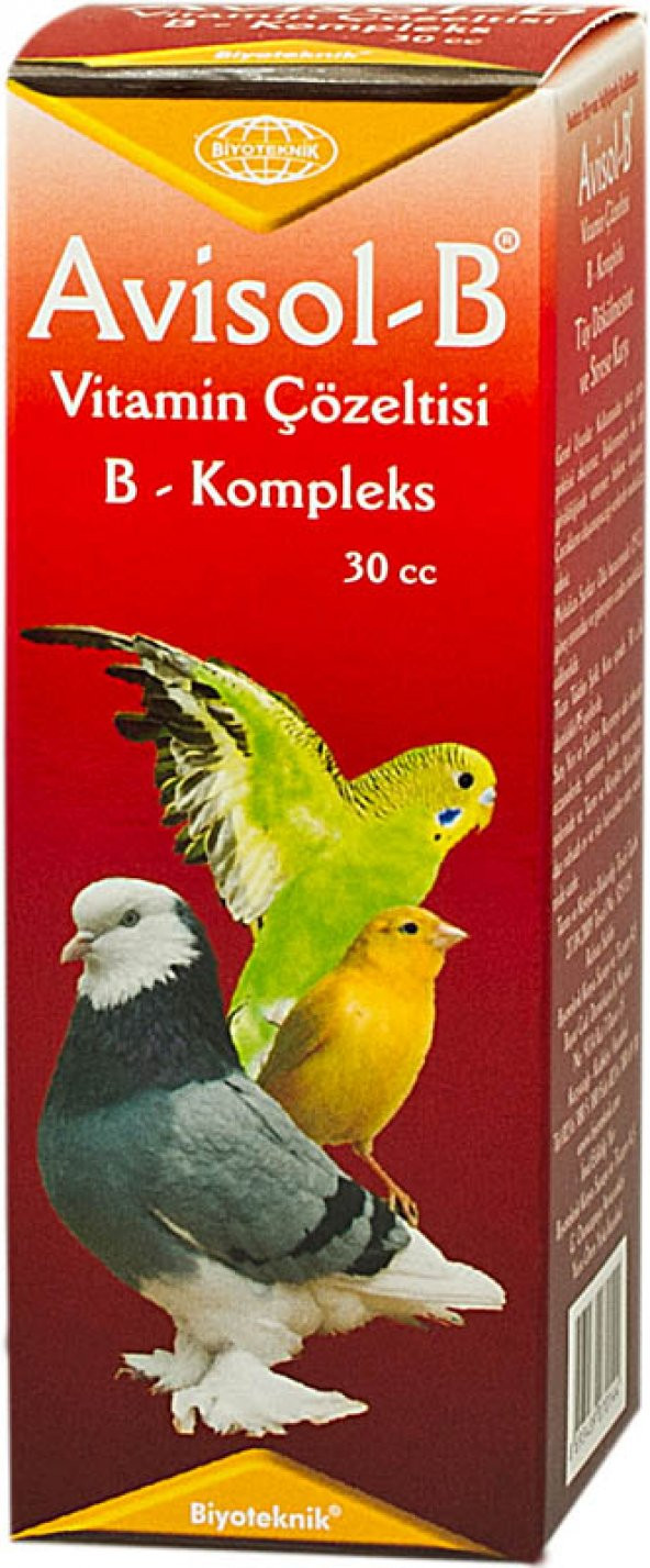 Muhhabet Kuşu İçin Tüy Dökülmesine Karşı B Vitamini - Avisol-B