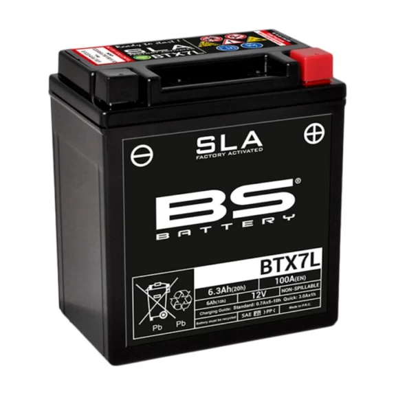 Bs Btx7l Sla 2014-2020 Aprilia RS4 125 4T Uyumlu Akü ürün görseli 1