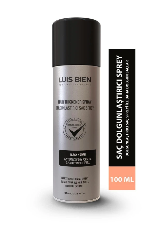Dolgunlaştırıcı Saç Spreyi Siyah 100 Ml 8681529831980