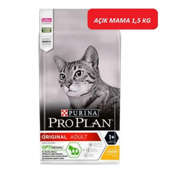 Pro Plan Tavuklu Ve Pirinçli Yetişkin Kedi Maması 1,5 KG
