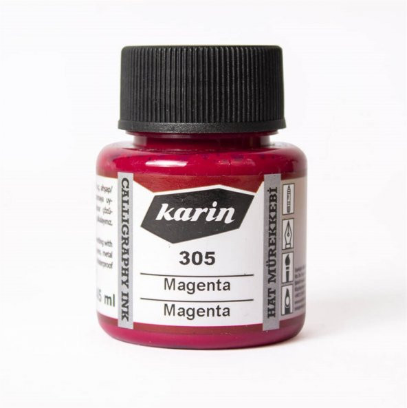 Karin Hat Mürekkebi N:305 Magenta 45ml