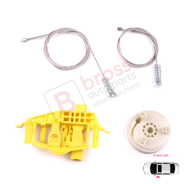 Ram ProMaster City 2015-2022 4-Kapı 68366053AA İçin Ön Sol Cam Kriko Tamir Seti - Resim 2