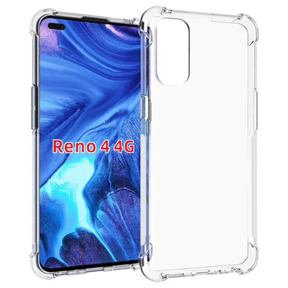 Oppo Reno 4 Pro Anti-Drop Silikon Kılıf Shockproof kılıf