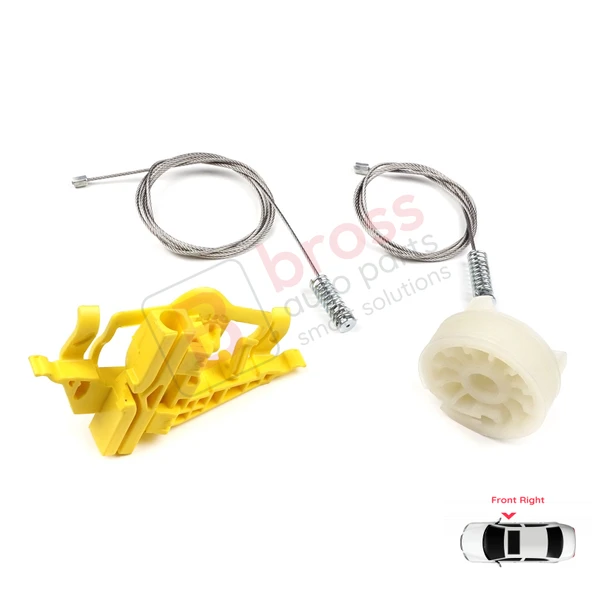 Ram ProMaster City 2015-2022 4-Kapı 68366052AA İçin Ön Sağ Cam Kriko Tamir Seti - Resim 5