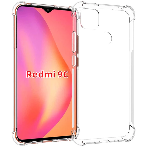 Xiaomi Mi Redmi 9C Anti-Drop Silikon Kılıf Shockproof kılıf