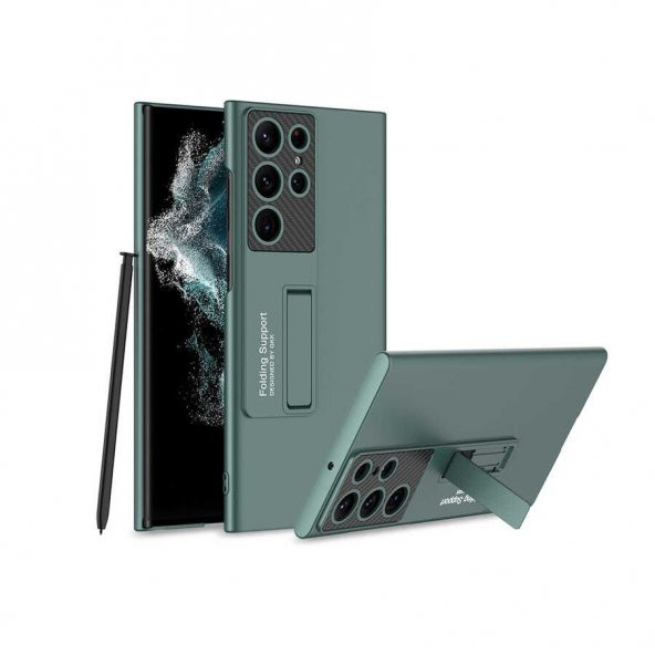 Samsung Galaxy S22 Ultra Kılıf Zore Standlı Ays Kapak ürün görseli 1