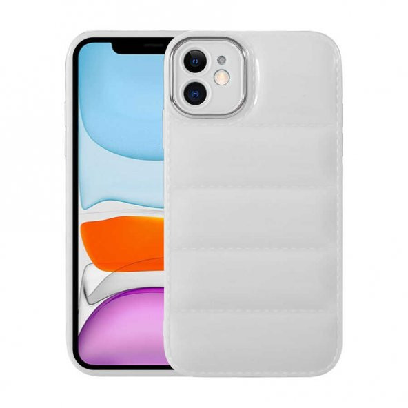 Apple iPhone 11 Kılıf Kamera Korumalı Parlak Airbagli Zore Galya Kapak - 5