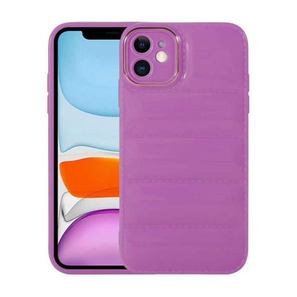 Apple iPhone 11 Kılıf Kamera Korumalı Parlak Airbagli Zore Galya Kapak - 8
