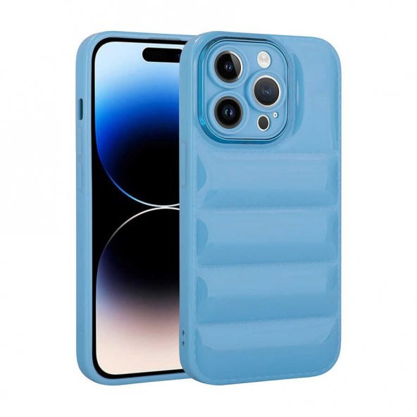 Apple iPhone 14 Pro Max Kılıf Kamera Korumalı Parlak Airbagli Zore Galya Kapak - 4