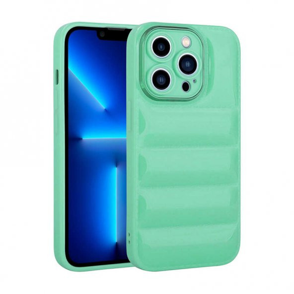 Apple iPhone 13 Pro Max Kılıf Kamera Korumalı Parlak Airbagli Zore Galya Kapak - 3