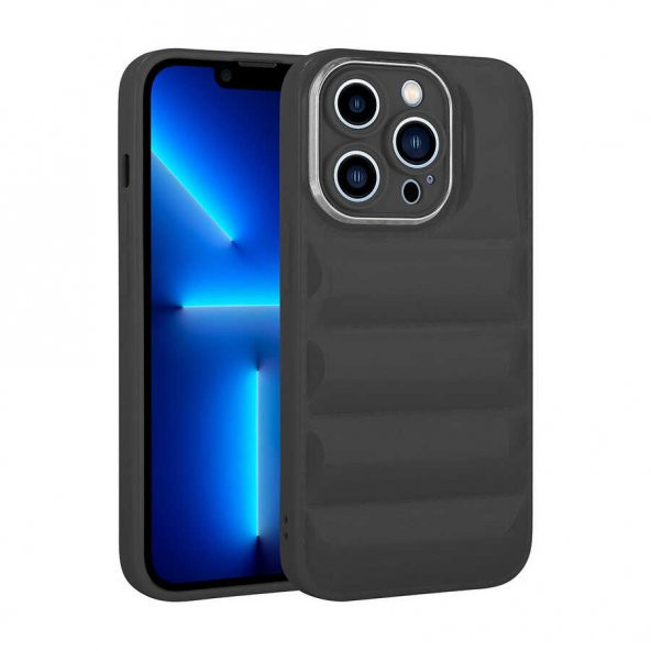 Apple iPhone 13 Pro Max Kılıf Kamera Korumalı Parlak Airbagli Zore Galya Kapak - 7