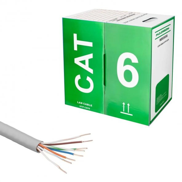 Hadron Hdx-5058 Cat6 Kablo 23awg 0.57mm 305 Metre