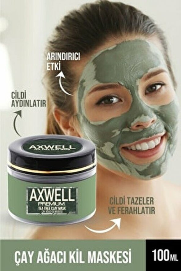 Axwell Premium Çay Ağacı Kil Maskesi 100 ml