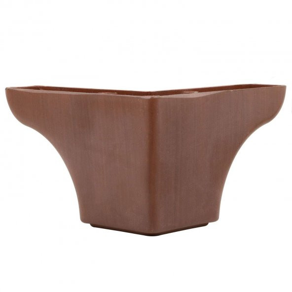 Lüks Mobilya Kanepe Sehpa Puf Koltuk Ayağı 7.5 cm Kahverengi Ahşap Desenli Baza Ayak