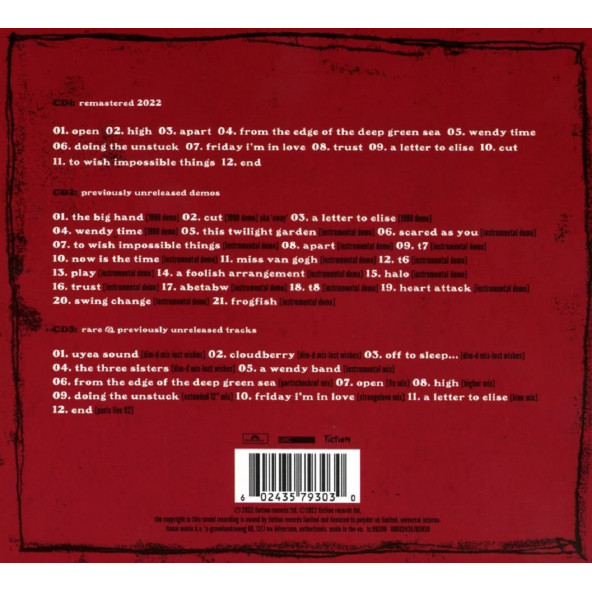 THE CURE - WISH (30TH ANN.) (DELUXE) (3 CD) - 2