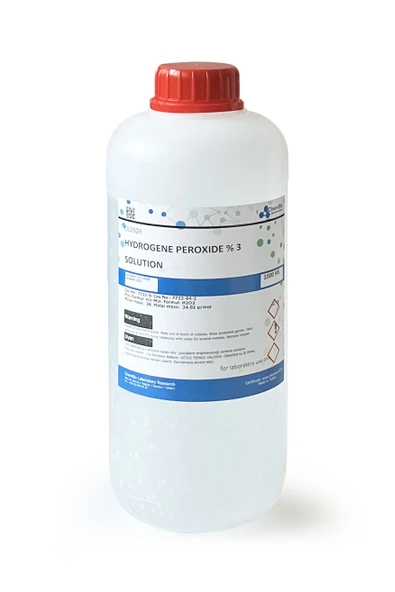 ChemBio %3 Hidrojen Peroksit Oksijenli Su Hydrogen Peroxide 1LT