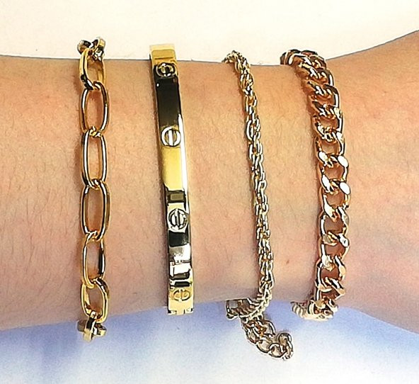 Kombin Bileklik Altın Kaplama - 292 ürün görseli 1