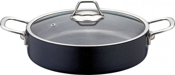 Evimsaray Zest Gusto Granit Basık Tencere 36 cm ürün görseli 1