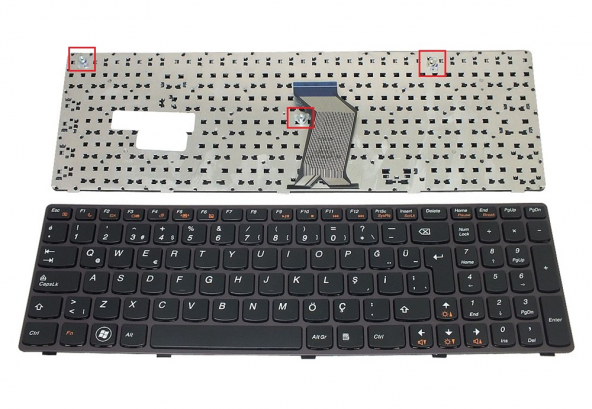 Lenovo B575, B575E  G575L G575M Notebook Klavyesi - TR