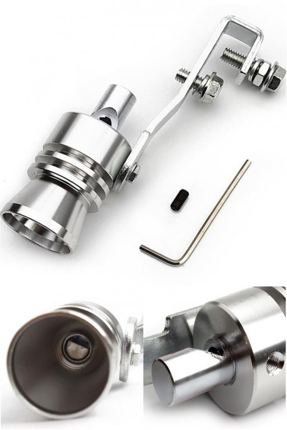 Eksoz Turbo Ses Efekti Egzoz Çıkışına Takılan Turbo Ses Aparatı Large - 2