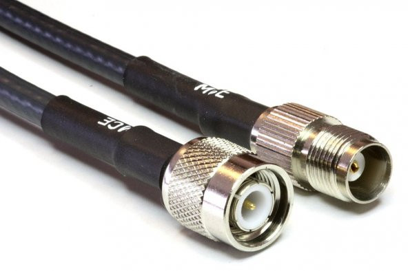 RG-58 TNC Erkek - Dişi 50 Ohm. Uzatma Kablosu 2 Metre