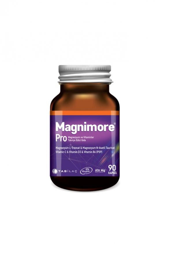 Magnimore Pro Magnezyum Ve Vitaminler Takviye Edici Gıda 90 Kapsül ürün görseli