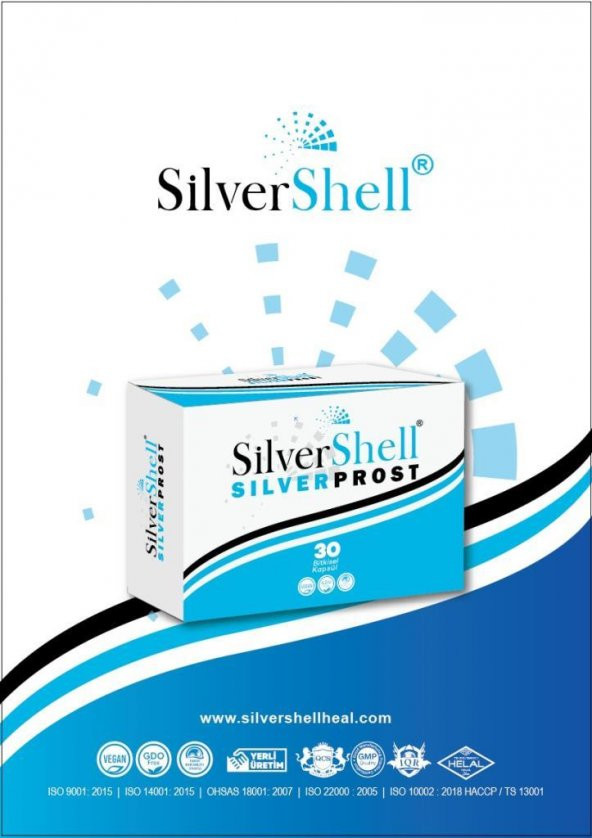Silvershell SilverProst Saw Palmetto, Pygenum Africanum, Pumpkin Seed, Urtica Dioica, Likve Selenyum 30 Kapsul - 5