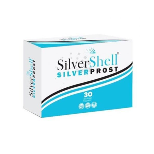 Silvershell SilverProst Saw Palmetto, Pygenum Africanum, Pumpkin Seed, Urtica Dioica, Likve Selenyum 30 Kapsul