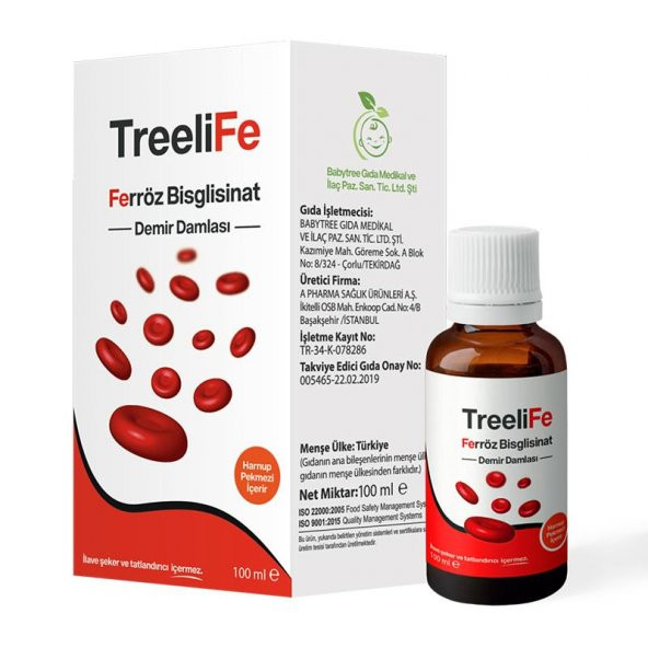 Treelife Demir Şurup 100 Ml ürün görseli