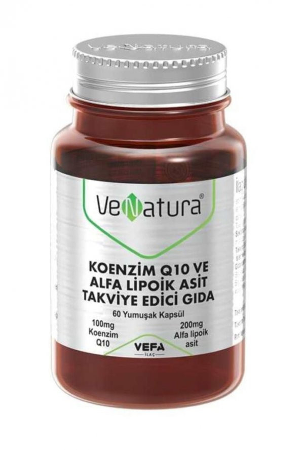 Venatura Koenzim Q10 Ve Alfa Lipoik Asit 60 Kapsül