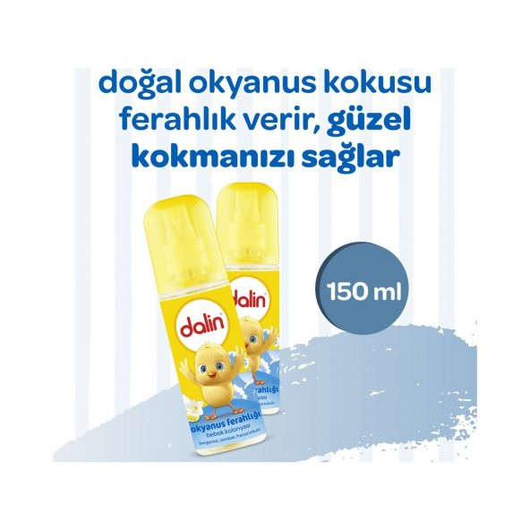 Dalin Okyanus Ferahlığı Bebek Kolonyası 150x2 300 ML - 3
