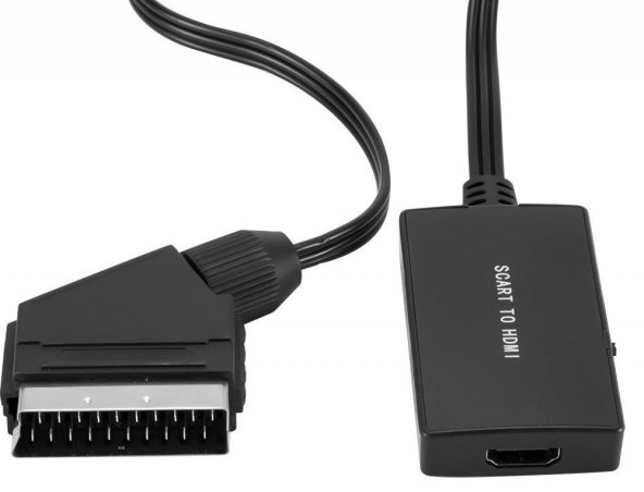 Scart To Hdmi 1080p AV Video Çevirici Dönüştürücü Adaptör - 3