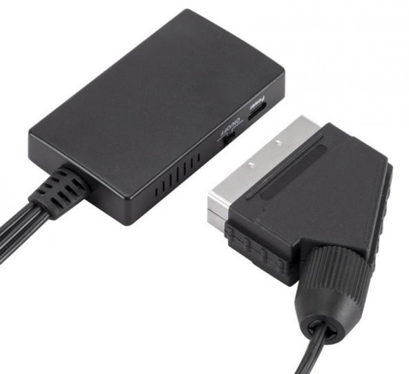 Scart To Hdmi 1080p AV Video Çevirici Dönüştürücü Adaptör - 4