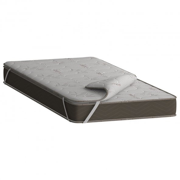 Mobpazar Full Ortopedik Bamboo Yatak Pedi 90x200 cm,Yatak Şiltesi,Topper - 3