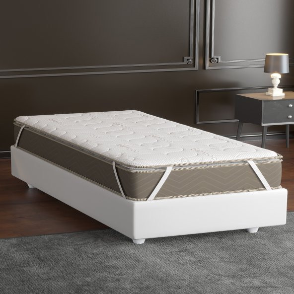 Mobpazar Full Ortopedik Bamboo Yatak Pedi 90x190 cm,Yatak Şiltesi,Topper