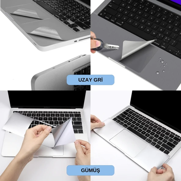 Macbook Pro Kılıf 15 inç Sticker Koruyucu Touchpad Trackpad Guard A1707 A1990 ile Uyumlu - 3