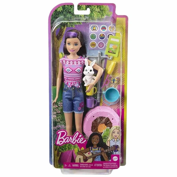 Barbie'nin Kız Kardeşleri Kampa Gidiyor Oyun Seti Stacie Bebek