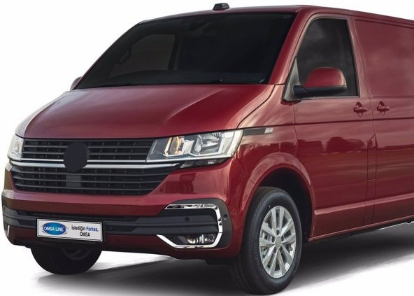 VW T6.1 Sis Far Çıtası 4 Parça Krom 2020+