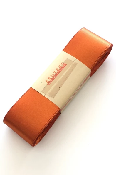 Turuncu Saten Kurdele 4 cm - 1